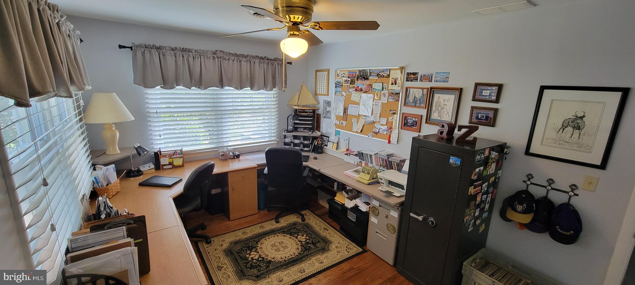 1360 Calvert Road Chester, MD 21619 - Photo 22 of 66 a view of workspace with wooden floor