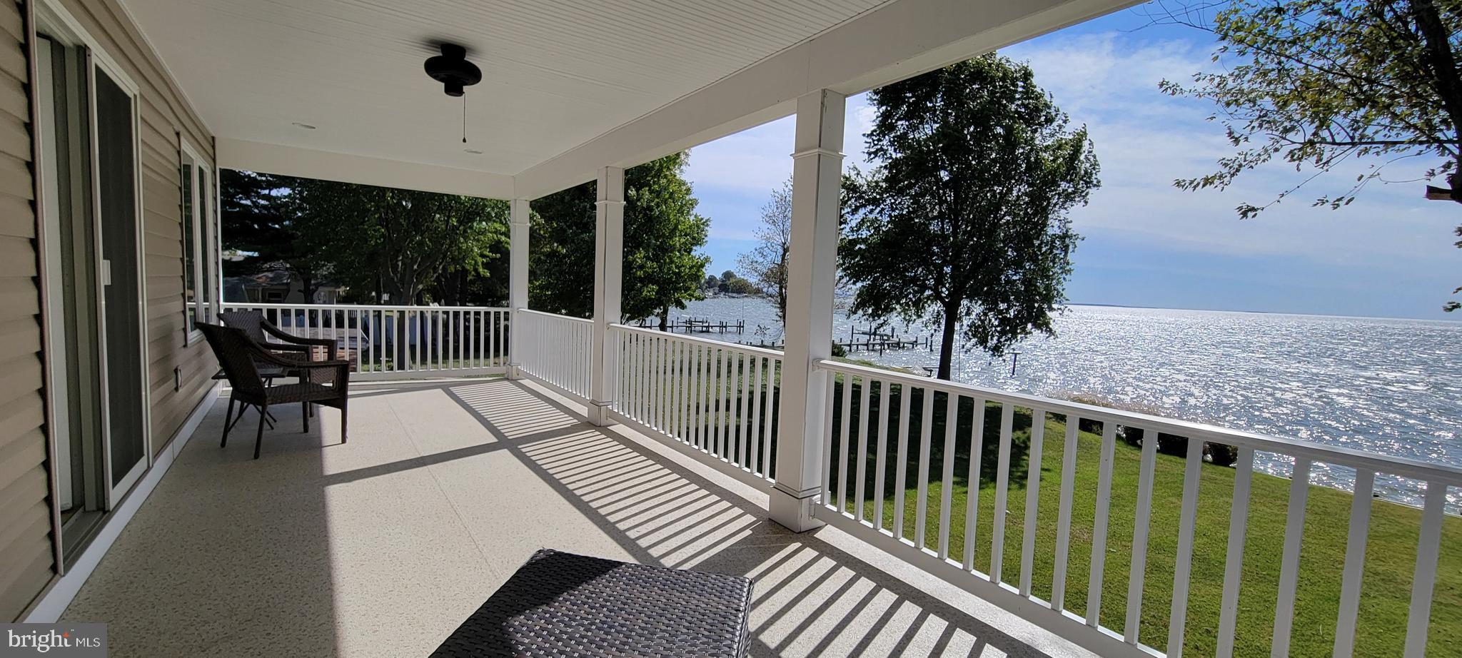 1360 Calvert Road Chester, MD 21619 - Photo 27 of 66 a view of balcony with furniture