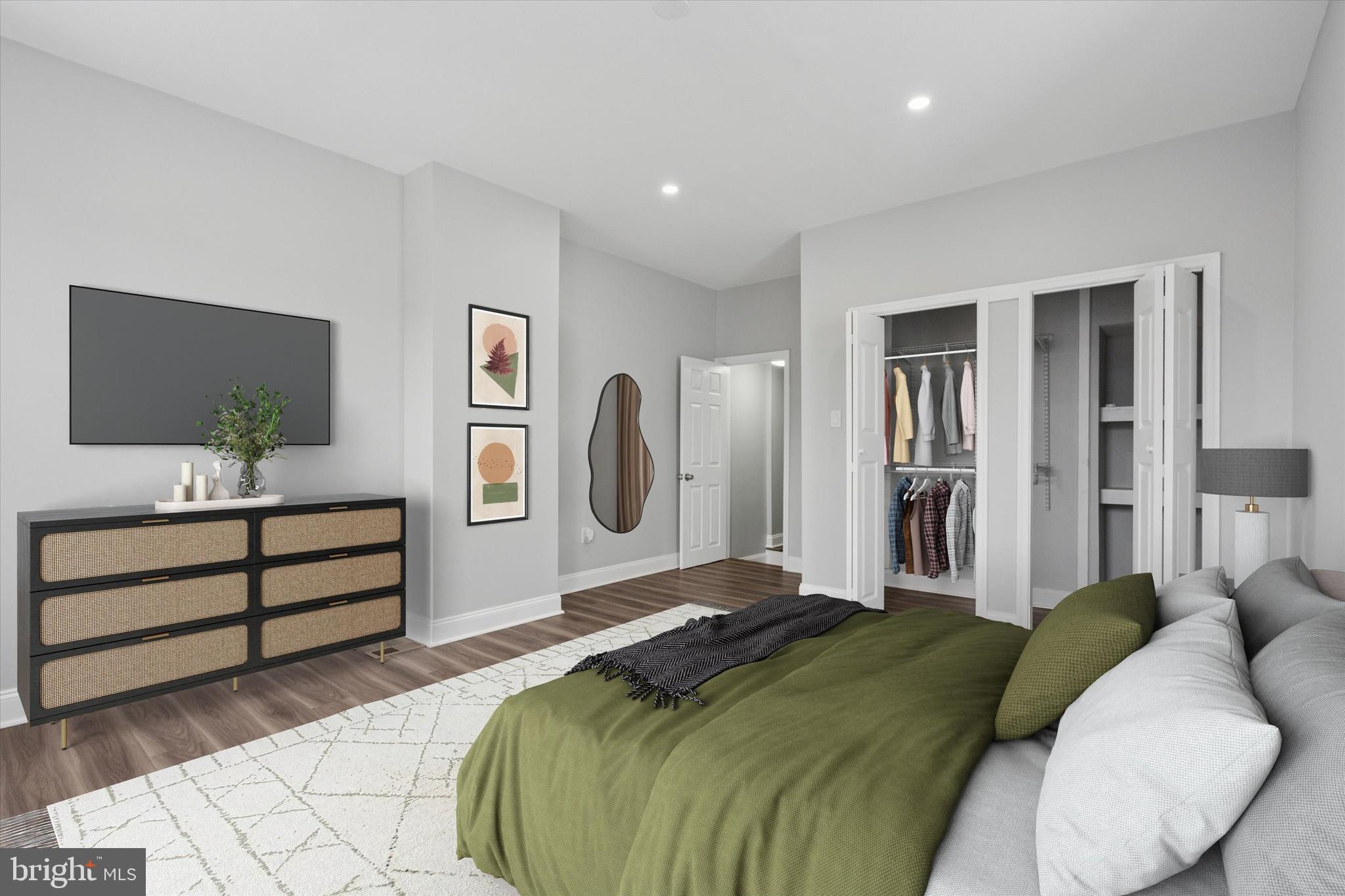 3448 Amber Street Philadelphia, PA 19134 - Photo 20 of 29 a bed room with a bed and a window
