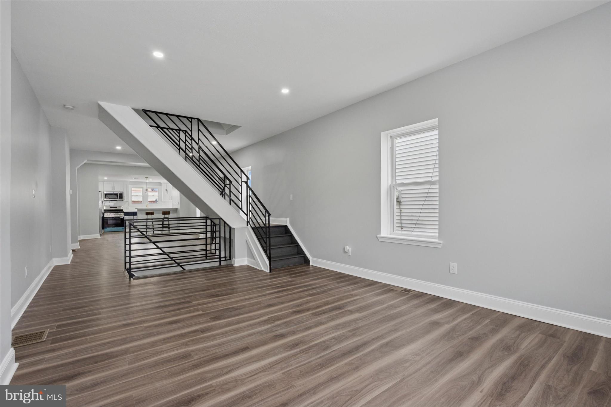 3448 Amber Street Philadelphia, PA 19134 - Photo 3 of 29 a view of entryway and hall with wooden floor