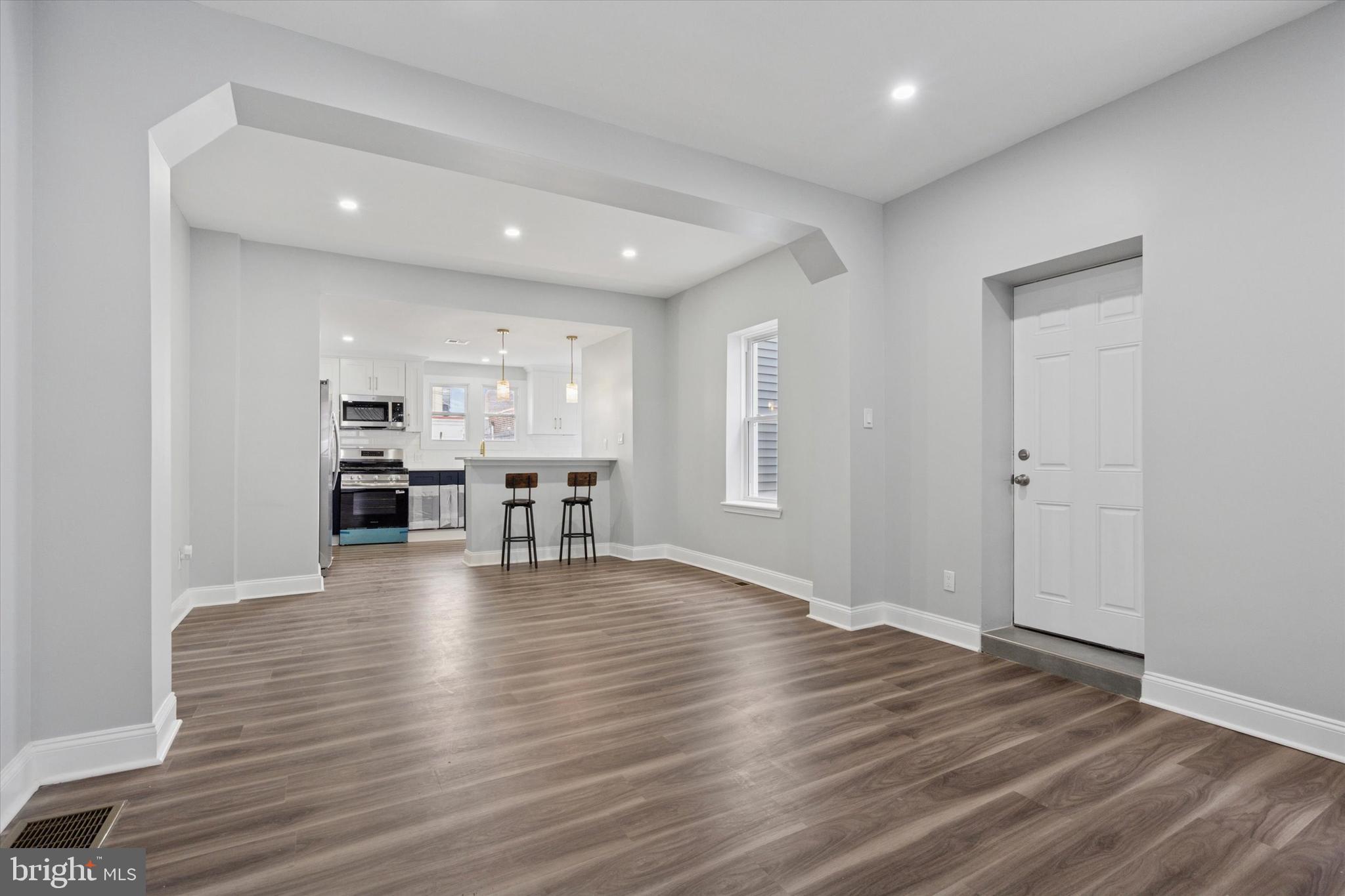 3448 Amber Street Philadelphia, PA 19134 - Photo 9 of 29 a view of kitchen with furniture and wooden floor