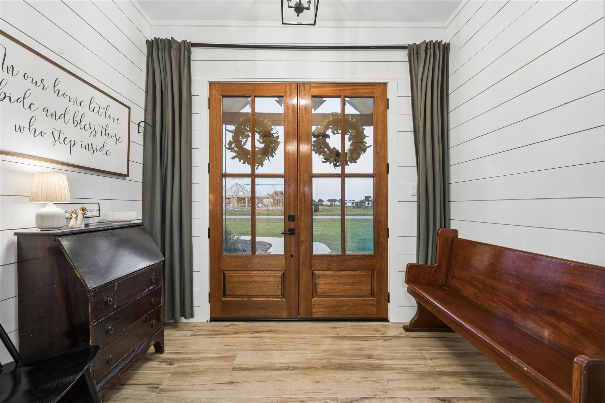 5131 Timber Ridge Drive Sealy, TX 77474 - Photo 5 of 50 Entryway featuring wooden double doors with glass panes.
