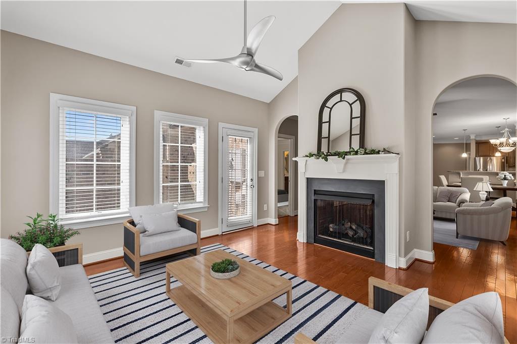 654 Nikyle Circle High Point, NC 27265 - Photo 17 of 40 Sunroom view to LR