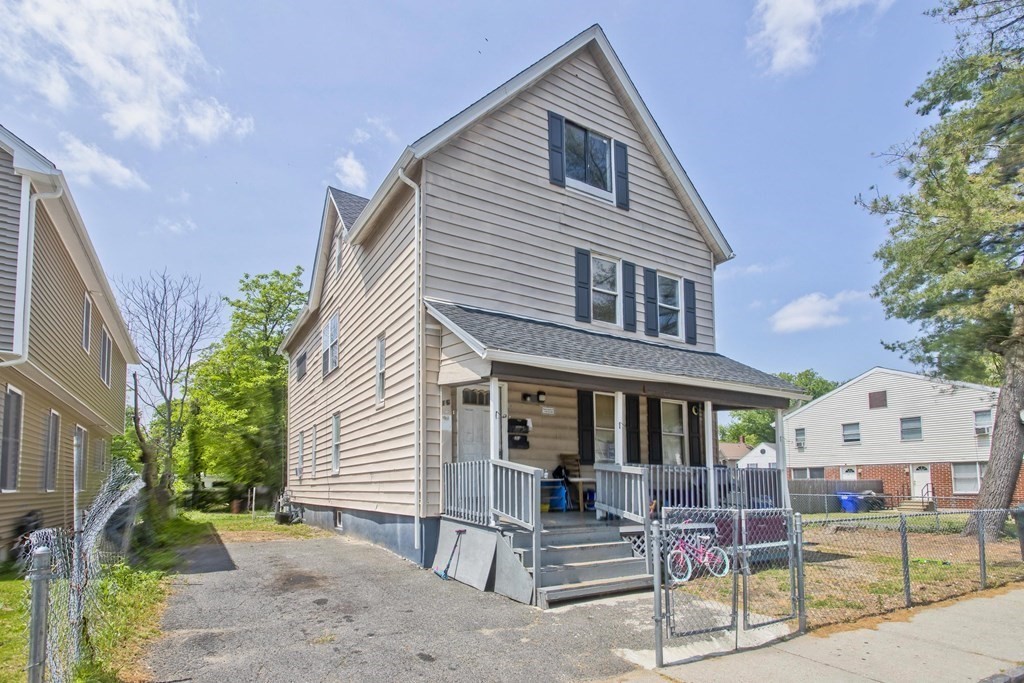 16 Nelson Avenue Springfield, MA 01109 - Photo 2 of 33 a front view of a house with garden