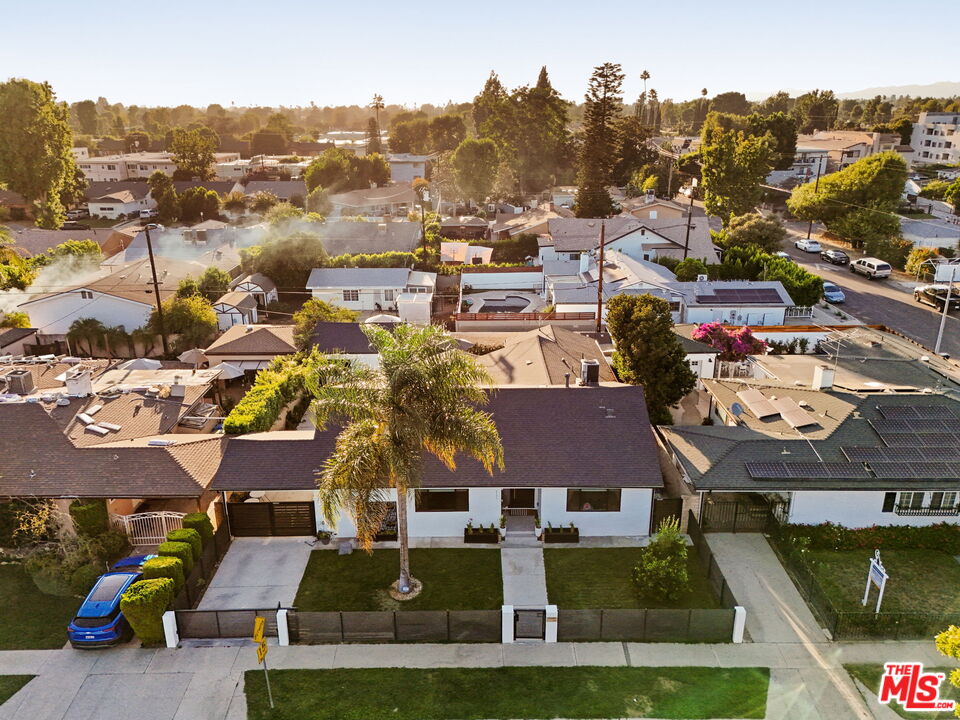 6151 Atoll Avenue Valley Glen, CA 91401 - Photo 55 of 58 an aerial view of residential houses with outdoor space
