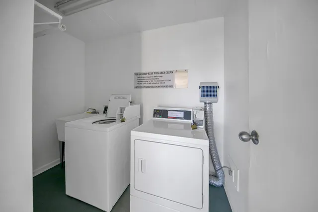 a room with storage and utility