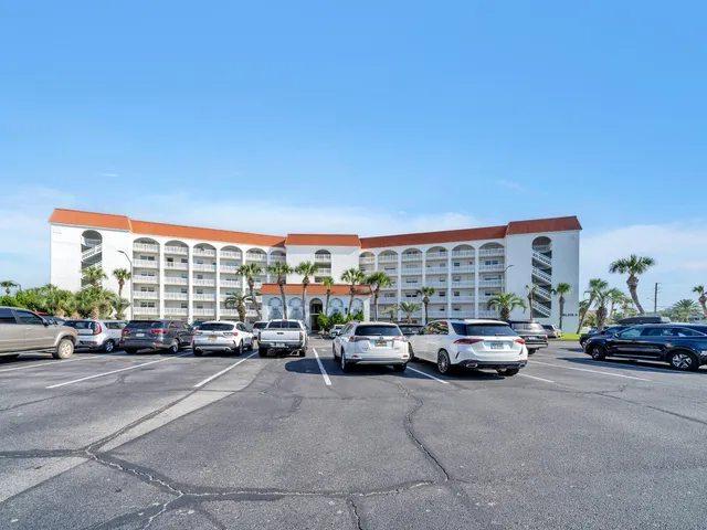 a view of swimming pool with an ocean view