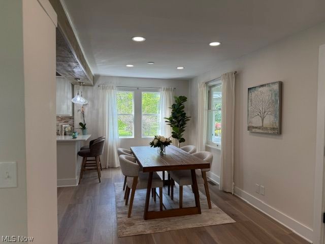 5366 Barton Road North Ridgeville, OH 44039 - Photo 15 of 49 Open concept dining room with natural sunlight and recessed lighting.