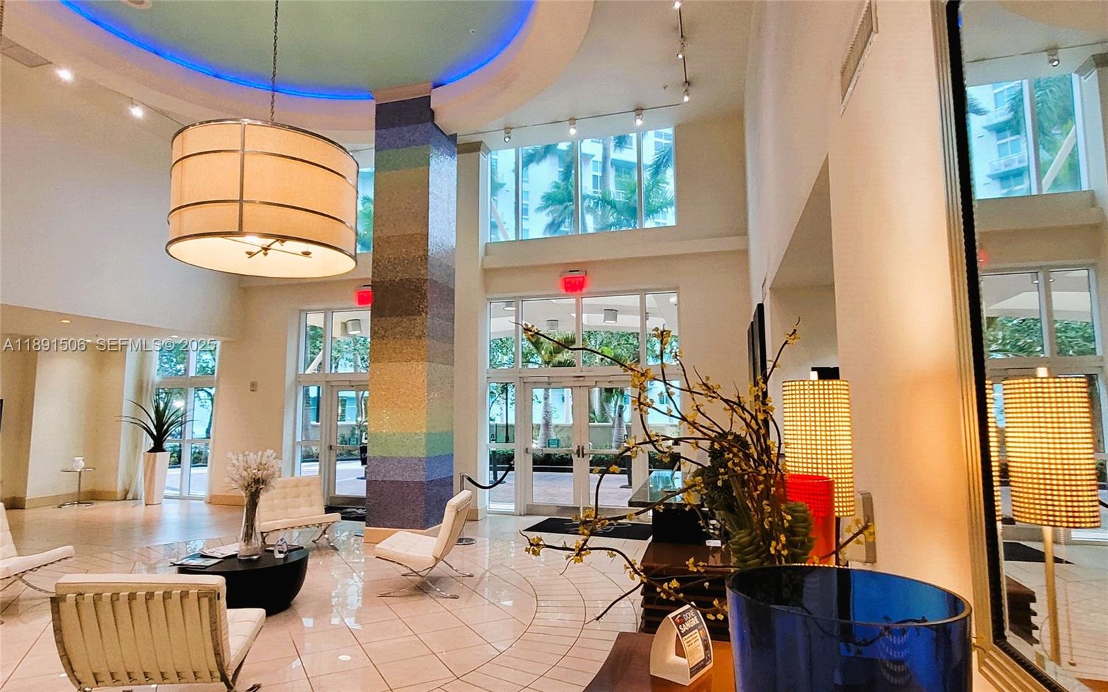 2000 North Bayshore Drive, Unit 907 Miami, FL 33137 - Photo 37 of 51 Impressive 2-story lobby attended 24/7