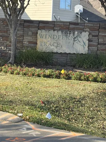 a park view with a seating space