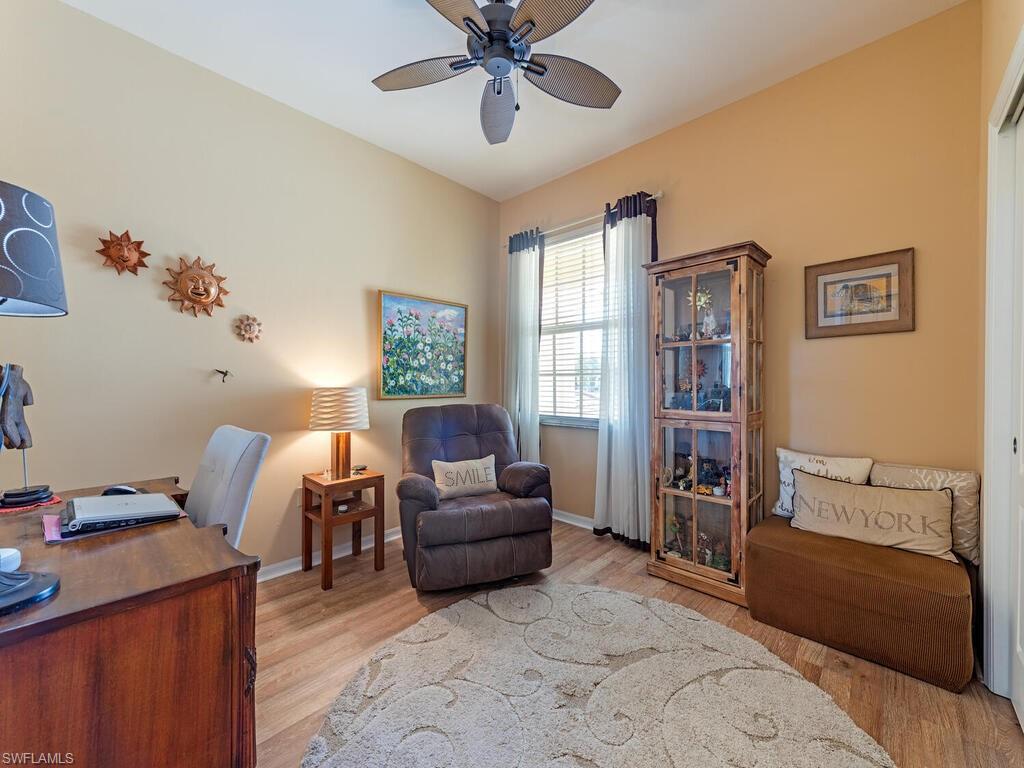 13000 Sandy Key Bend, Unit 3203 North Fort Myers, FL 33903 - Photo 9 of 25 Guest bedroom with high ceilings and lots of natural light. The pocket door located at the entrance hallway to this area creates a second private bedroom suite for guests.