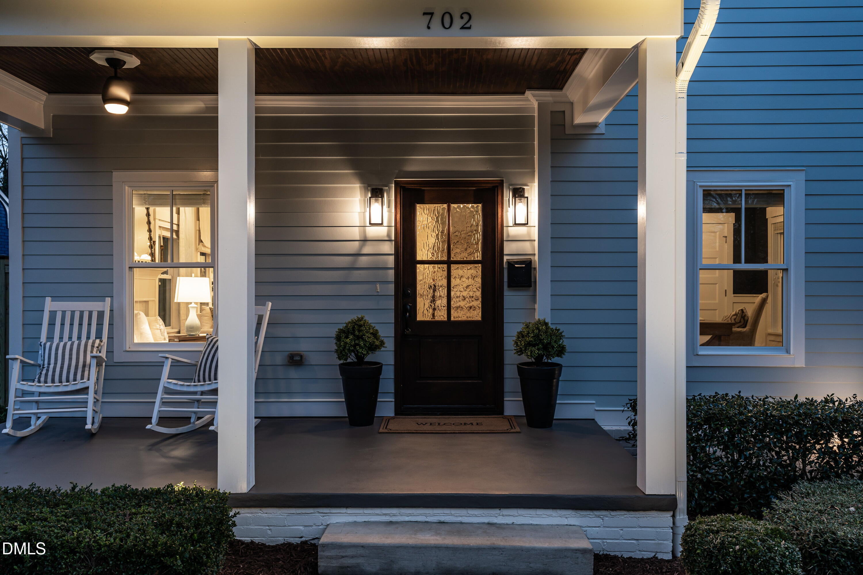 702 Kimbrough Street Raleigh, NC 27608 - Photo 6 of 45 006-original-home-at-night