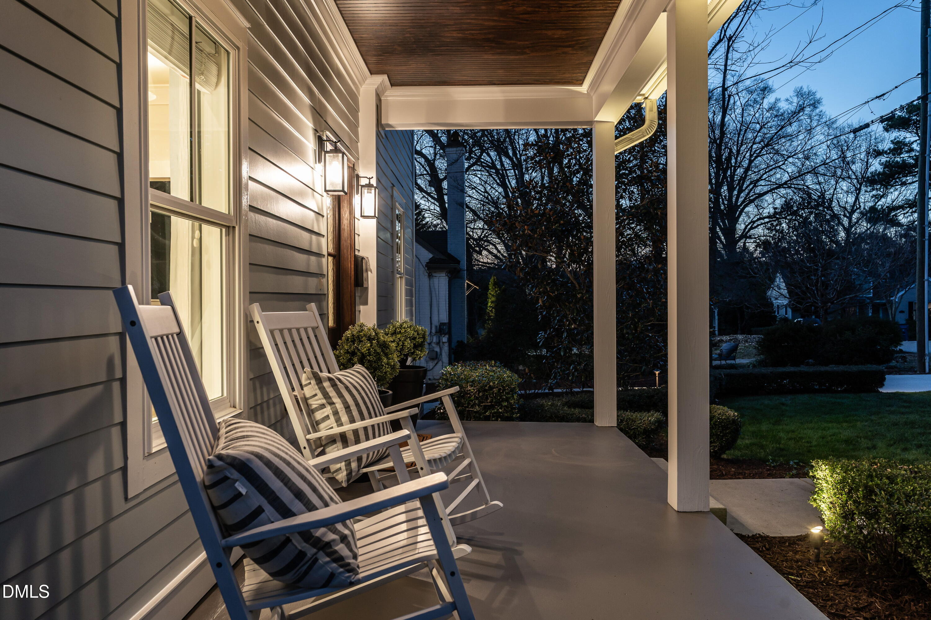 702 Kimbrough Street Raleigh, NC 27608 - Photo 7 of 45 007-original-home-at-night