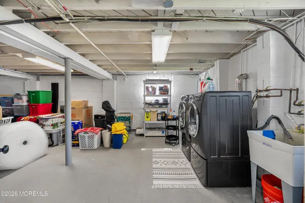 a view of storage and utility room
