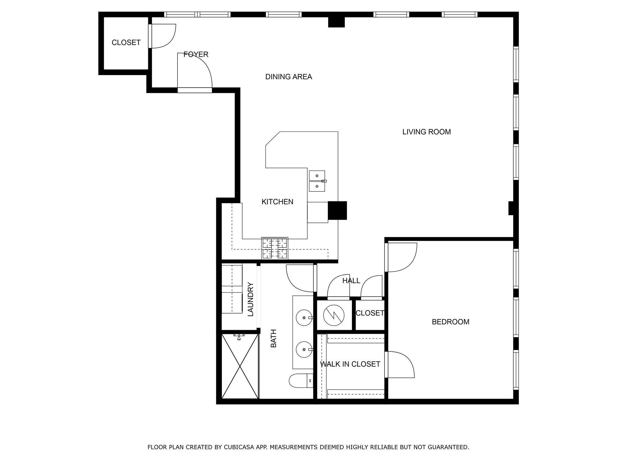 204 Travis Street, Unit 4A Houston, TX 77002 - Photo 34 of 34 a picture of a floor plan