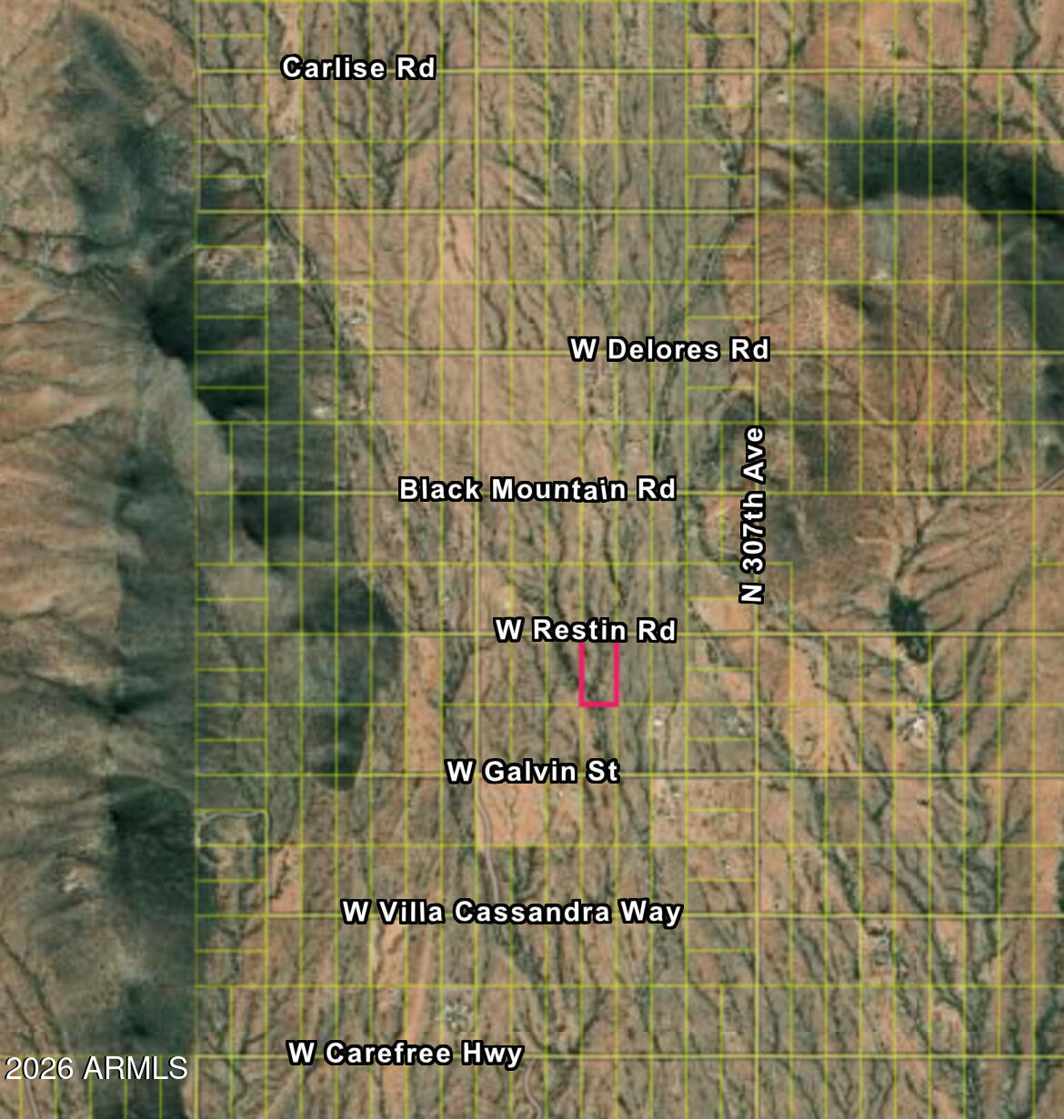 0 West Restin Road, Unit 44 Wittmann, AZ 85361 - Photo 3 of 3 5 Acres Mountain View’s