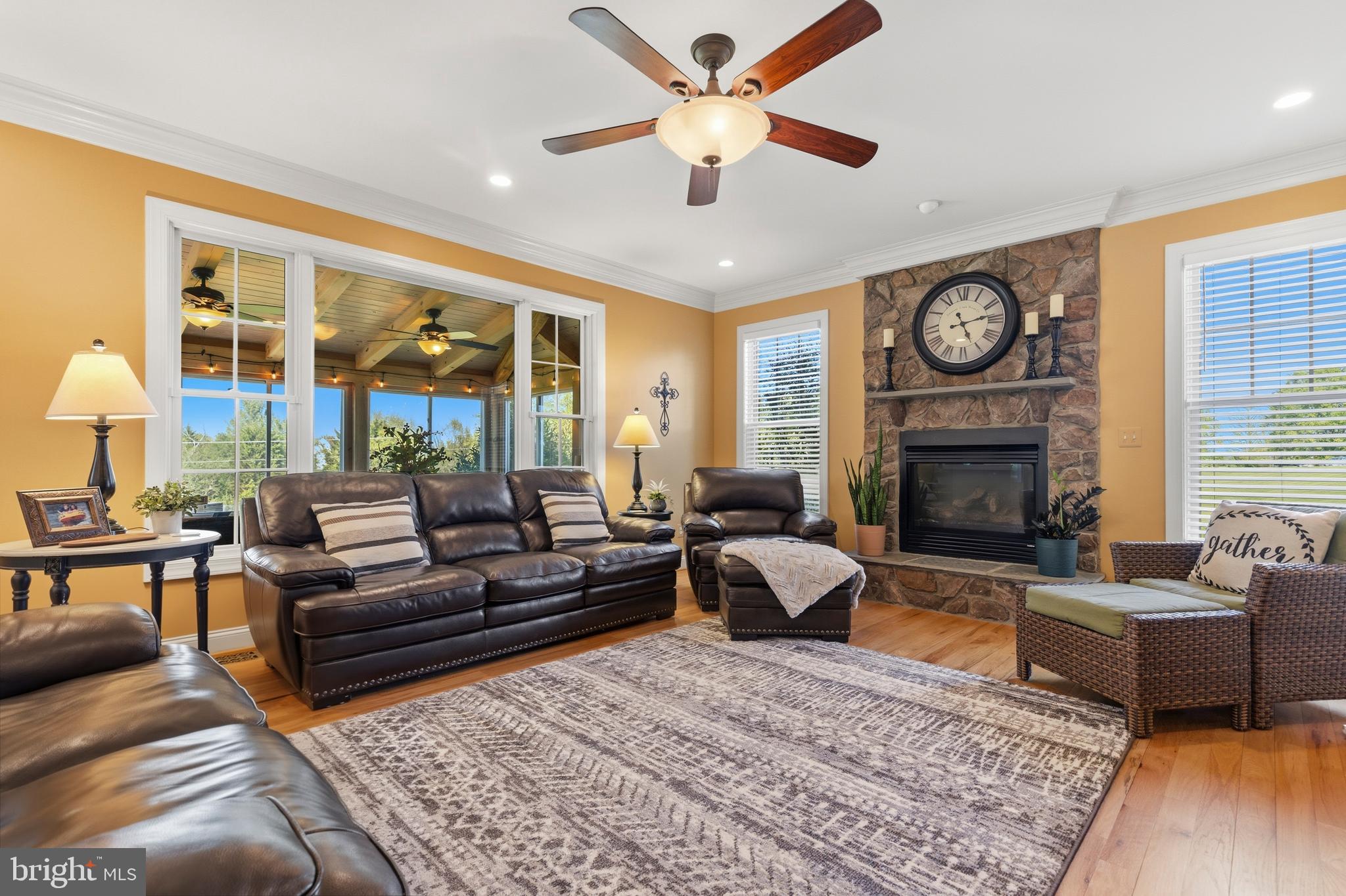 16527 Hampton Road Hamilton, VA 20158 - Photo 14 of 56 Stone Gas Fireplace