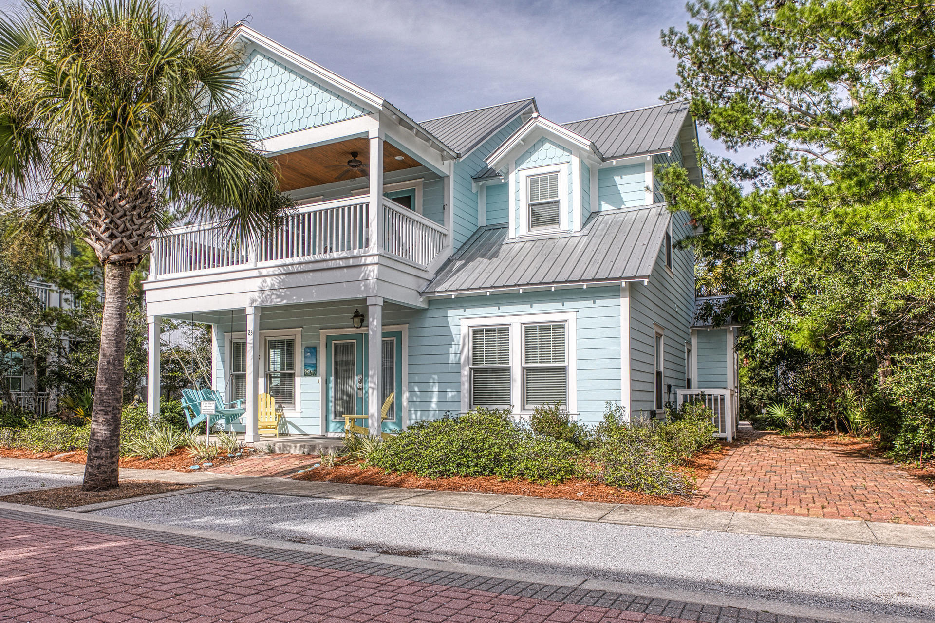 23 Lifeguard Loop East Inlet Beach, FL 32461 - Photo 3 of 39 a front view of a house with a garden