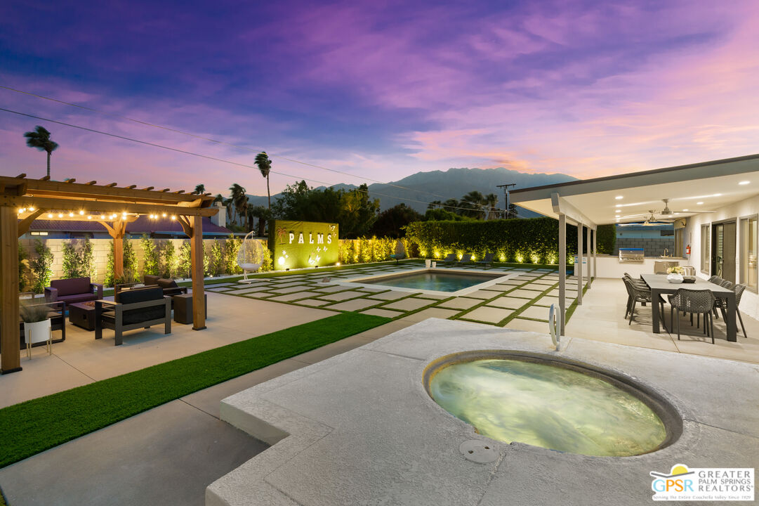 2775 East Verona Road Palm Springs, CA 92262 - Photo 71 of 73 a view of a swimming pool with a patio
