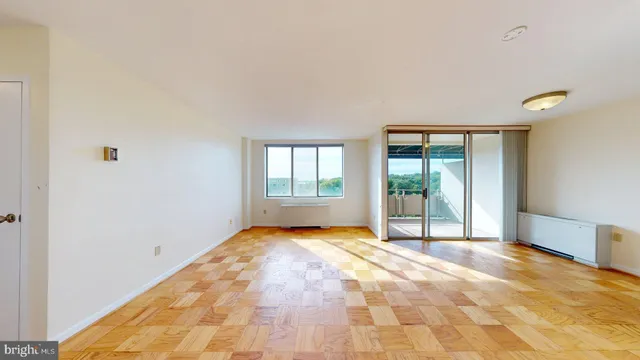 a view of an empty room with window