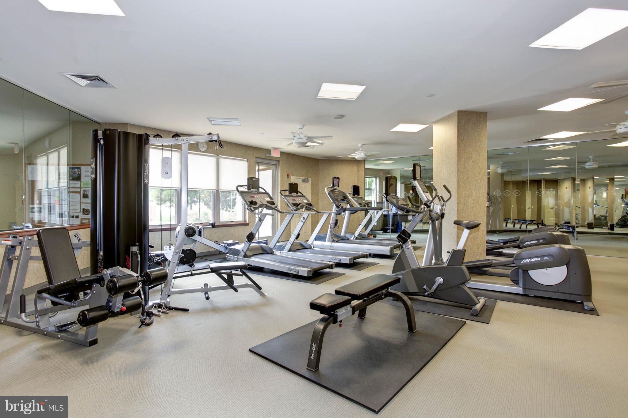 11800 Sunset Hills Road, Unit 314 Reston, VA 20190 - Photo 23 of 30 a view of a room with gym equipment