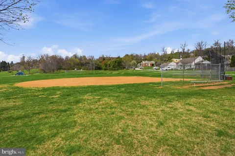 front view of a brick house