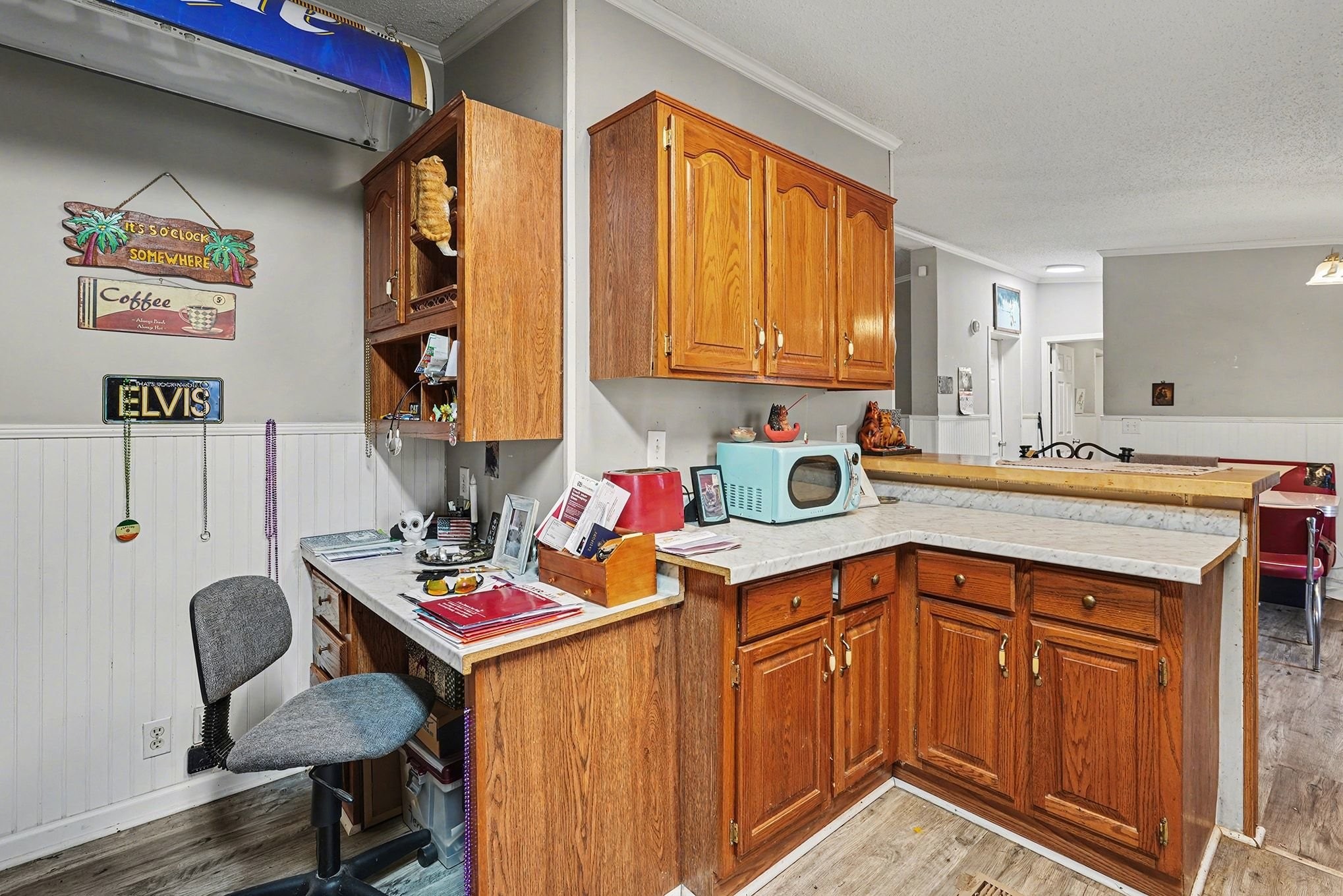 8896 Greer Road Lyles, TN 37098 - Photo 11 of 30 a kitchen that has a cabinets counter space and a sink