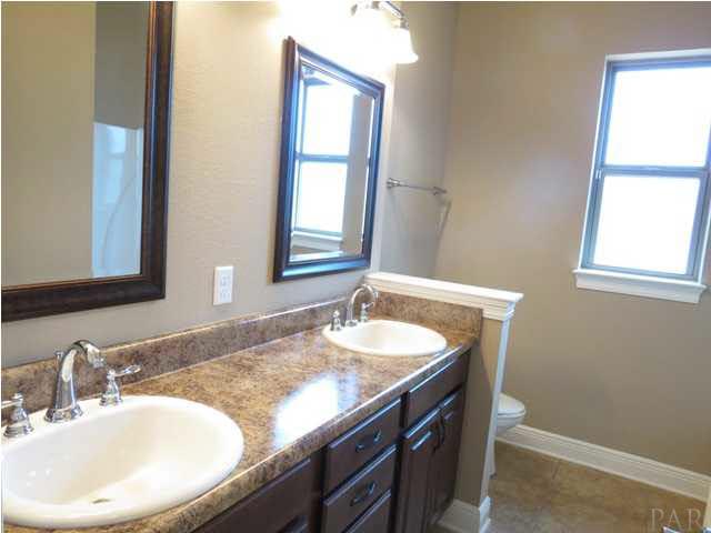 581 West Quintette Road Cantonment, FL 32533 - Photo 23 of 24 2nd Hall Bathroom