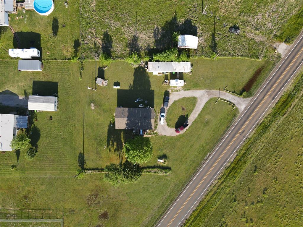 Aerial view of property and surrounding area