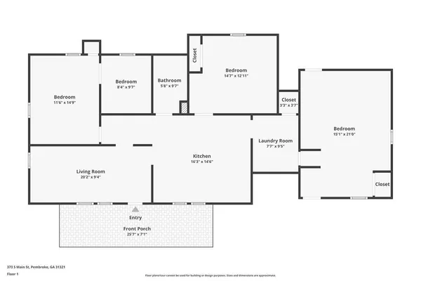 $289,000 | 373 South Main Street, Pembroke, GA 31321
