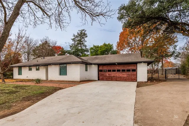 a house with a outdoor space
