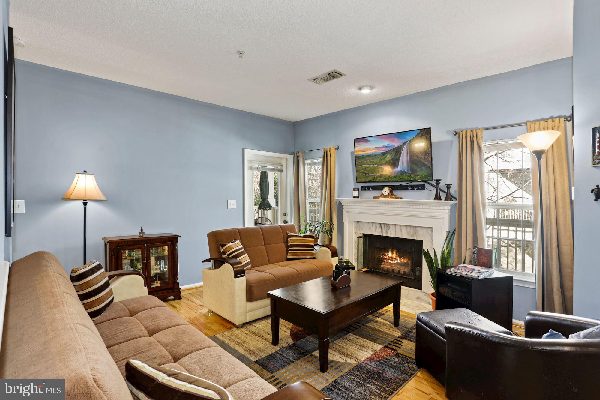 1720 Lake Shore Crest Drive, Unit 22 Reston, VA 20190 - Photo 7 of 35 Cozy on up to the Fireplace!