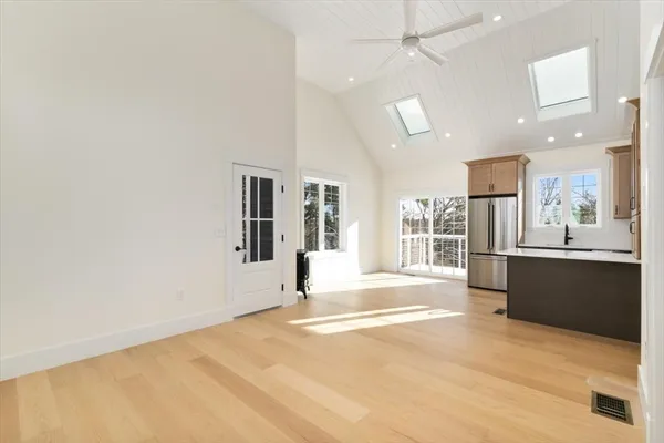 a view of a kitchen with a stove