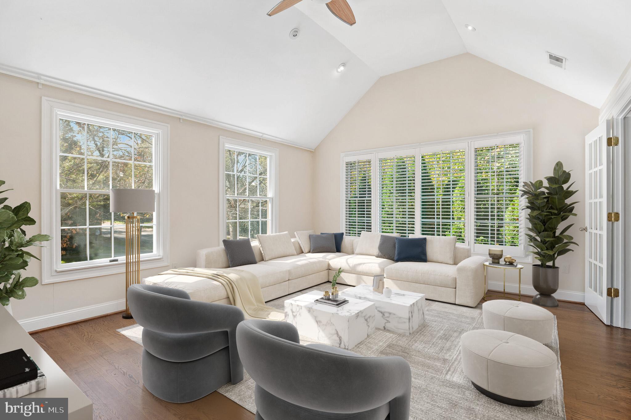 4849 Rodman Street Northwest Washington, DC 20016 - Photo 2 of 30 Virtually Staged Family Room
