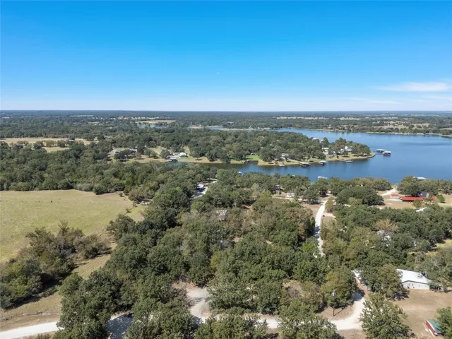 an aerial view of mountain with trees