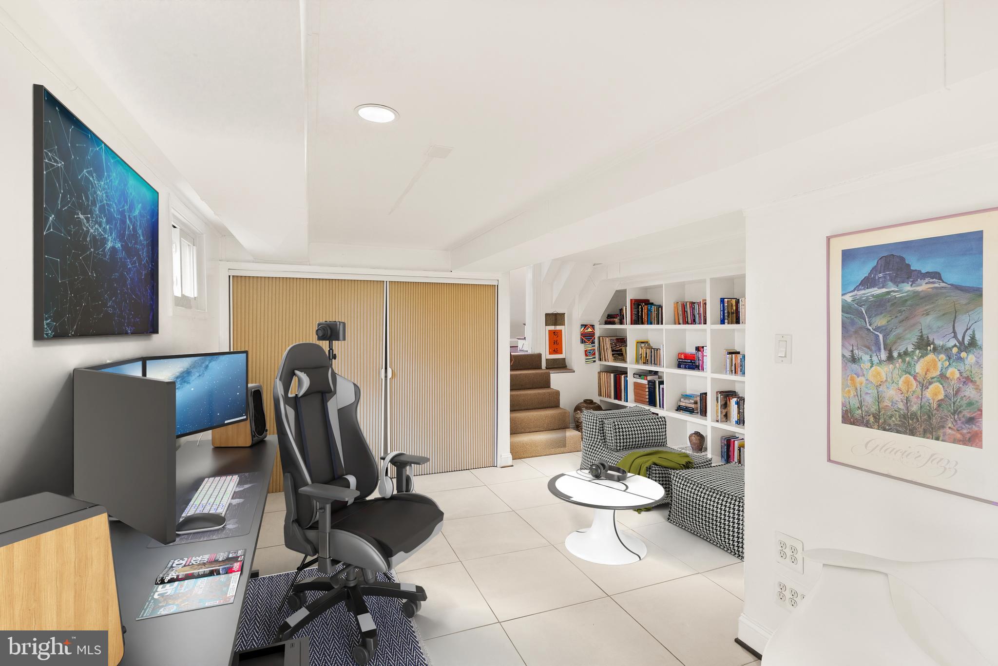 5004 Regency Place Alexandria, VA 22304 - Photo 23 of 36 a view of a workspace with furniture and toys