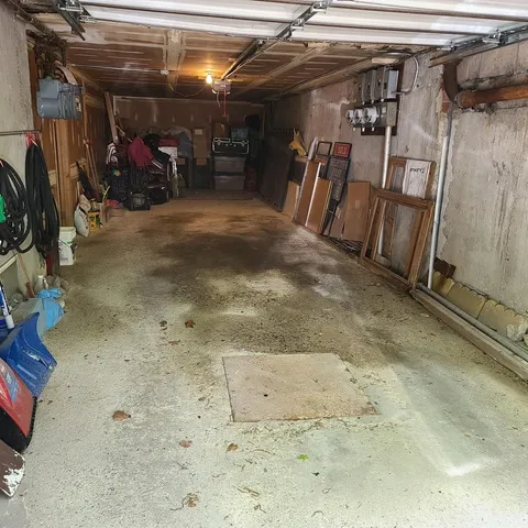 a view of a storage room