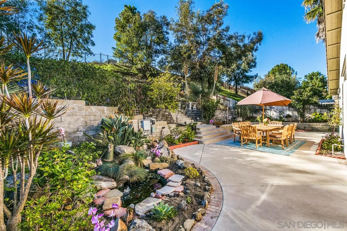 1461 Knoll Park Glen Escondido, CA 92029 - Photo 22 of 25 a garden view with a seating space