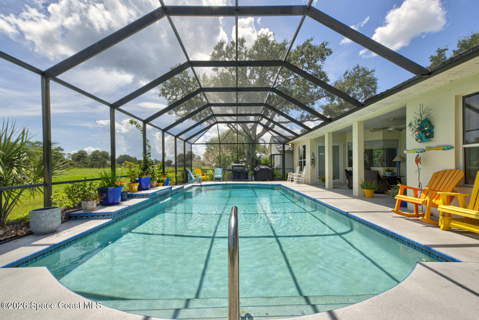 4056 Sand Ridge Drive Merritt Island, FL 32953 - Photo 54 of 69 screened-in pool