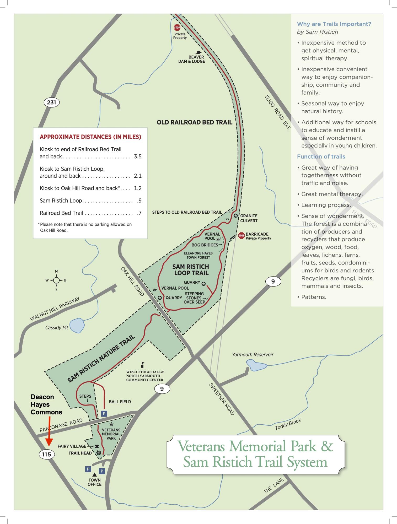 7 Parsonage Road, Unit 4 North Yarmouth, ME 04097 - Photo 40 of 40 Ristich-and-Town-Forest-trail-map-poster
