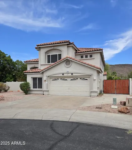 a view of a white house