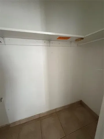 a close view of closet
