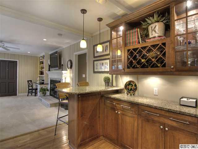 2909 Clover Road Charlotte, NC 28211 - Photo 6 of 16 a kitchen with a sink cabinets and window
