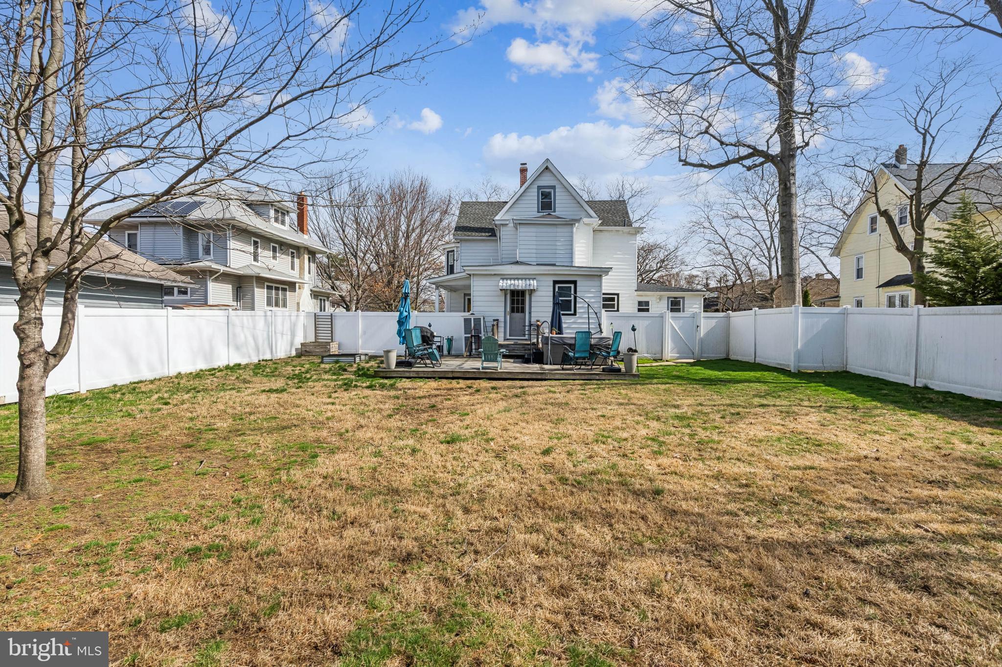619 Morgan Avenue Palmyra, NJ 08065 - Photo 23 of 27 a view of large house with a big yard