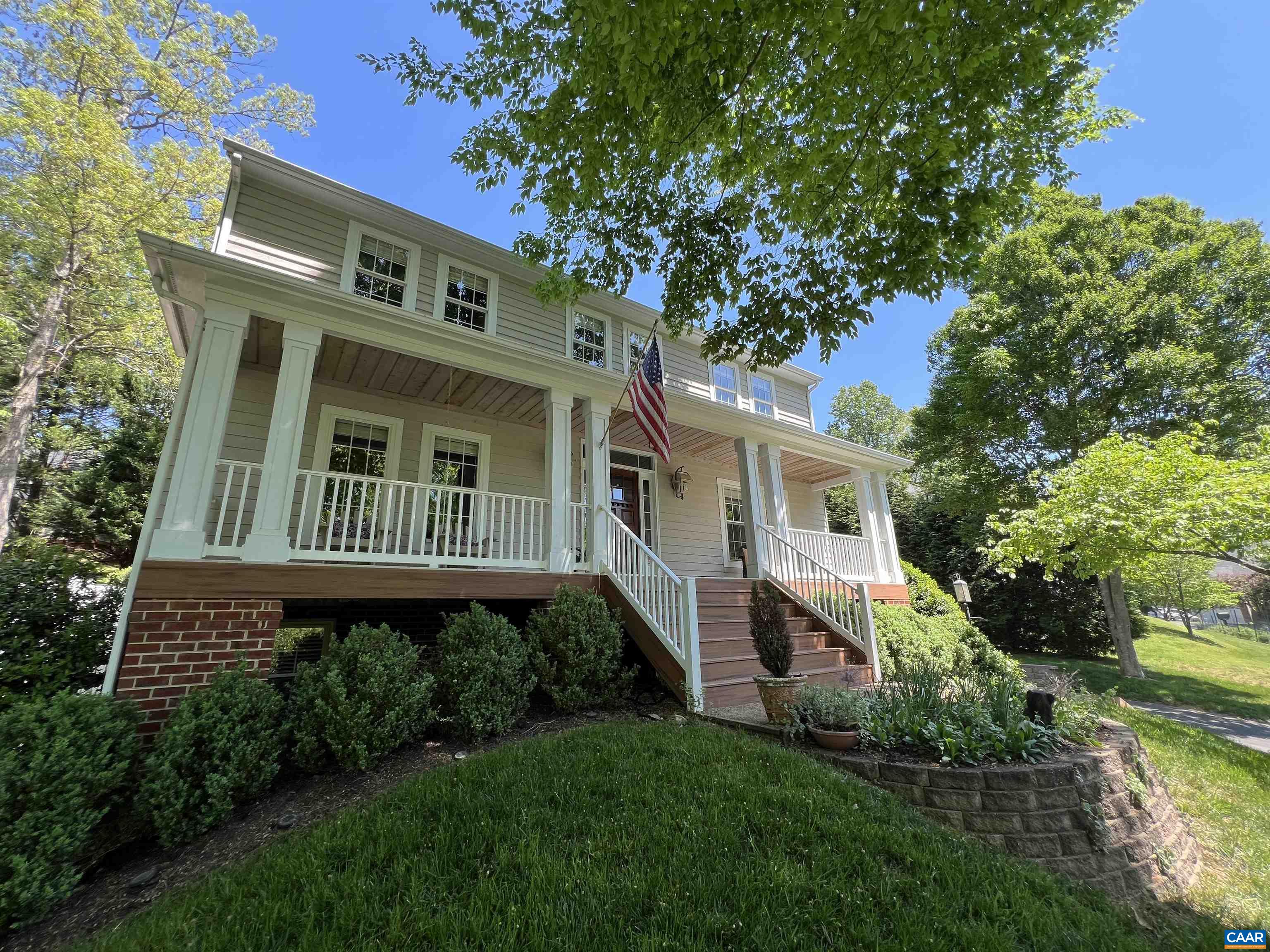 1340 Mosby Rch Charlottesville, VA 22901 - Photo 54 of 62 a front view of a house with garden