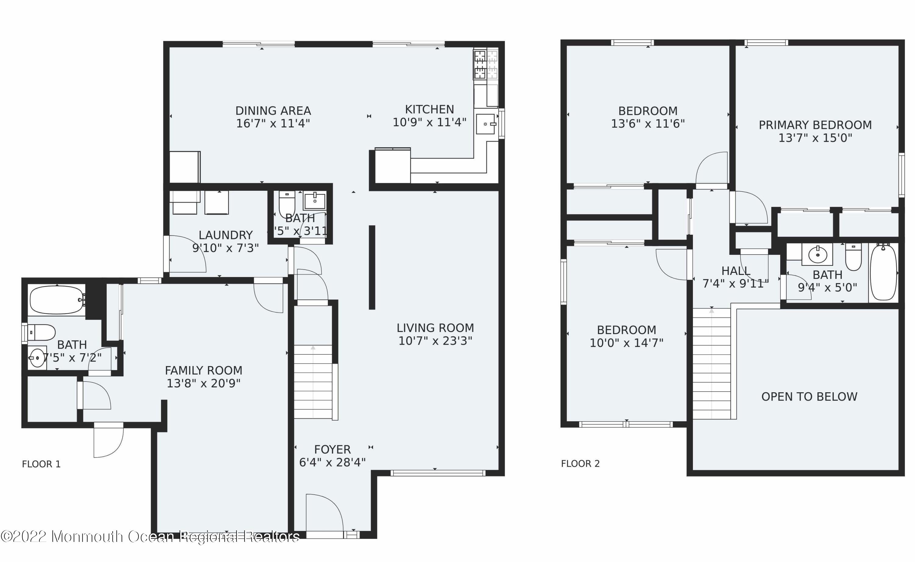 48 Newtons Corner Road Howell, NJ 07731 - Photo 32 of 32 48 Newtons Corner Rd Floor plan