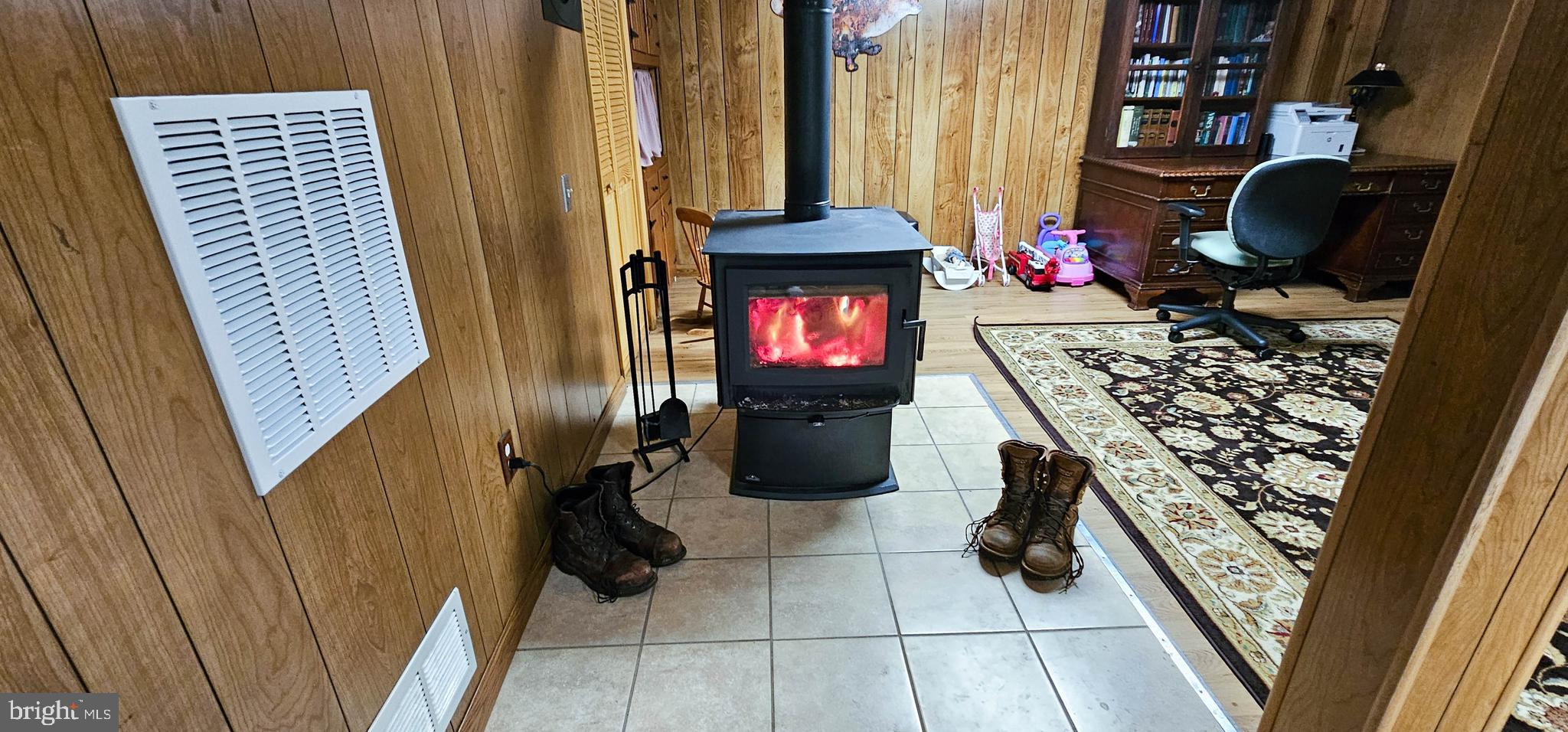 21272 Leiters Mill Road Hagerstown, MD 21742 - Photo 14 of 51 Wood stove in lower level