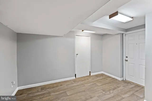 wooden floor in an empty room