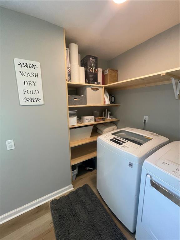 433 Spring Place Resaca Road Chatsworth, GA 30705 - Photo 39 of 51 a view of storage and utility room with washer and dryer