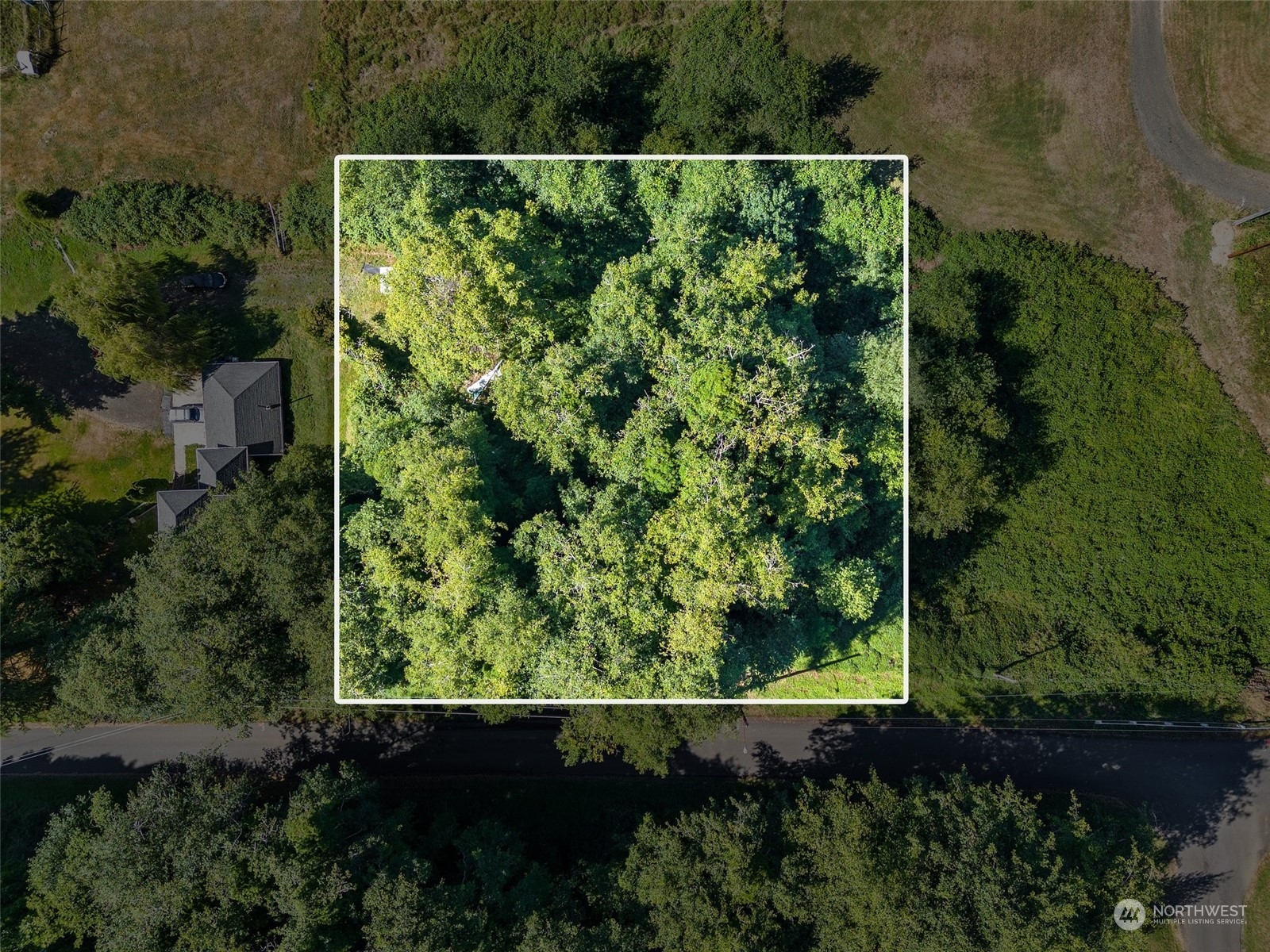 0 X Water Street South Bend, WA 98586 - Photo 5 of 12 an aerial view of a yard